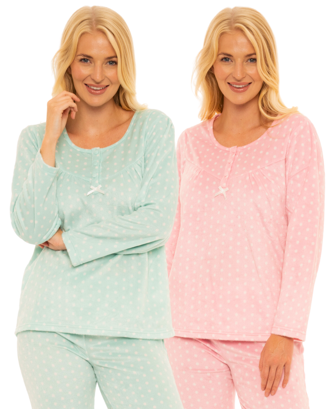 Long Sleeved Soft Fleece Pyjamas