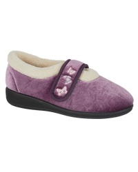 Butterfly Comfort Wide Fit Strap Slippers