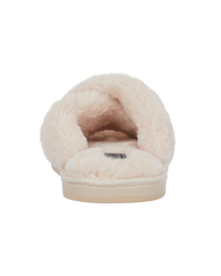 Cloud Cross Faux Fur Slippers