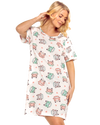 Women's 100% Cotton Pack of 2 Campervan Nightshirts