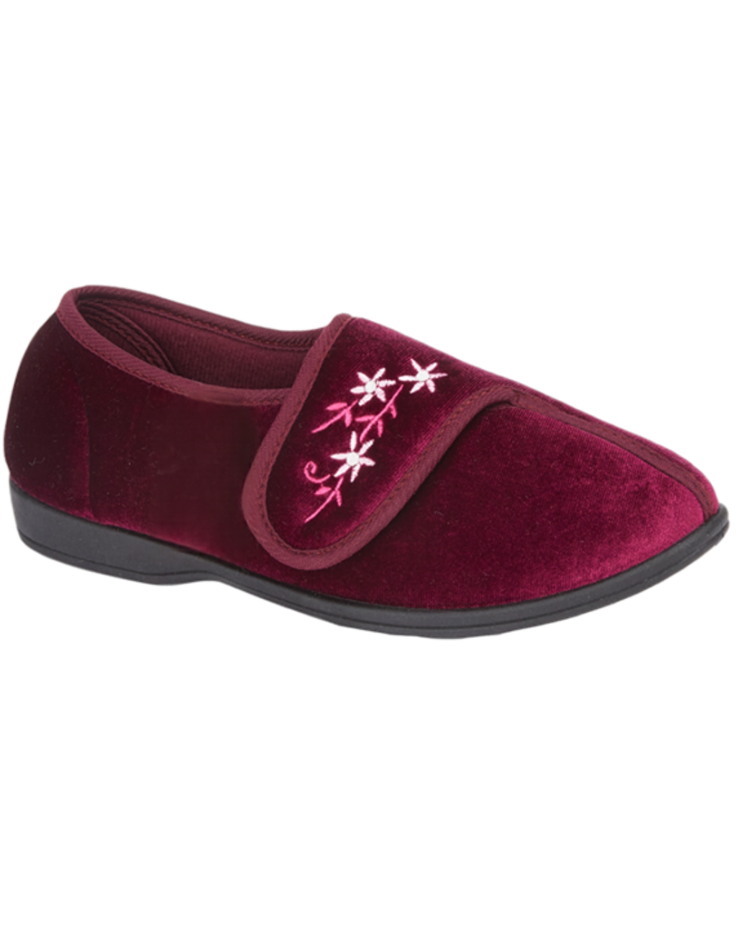 Floral Comfort Touch Strap Slippers