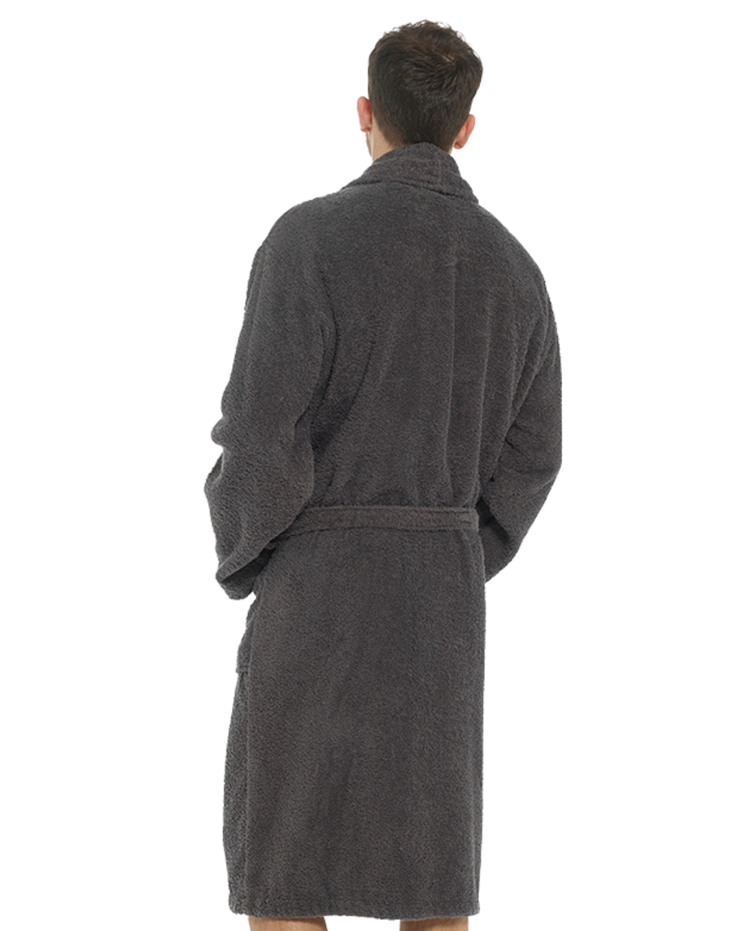 Mens 100% Cotton Towelling Dressing Gown