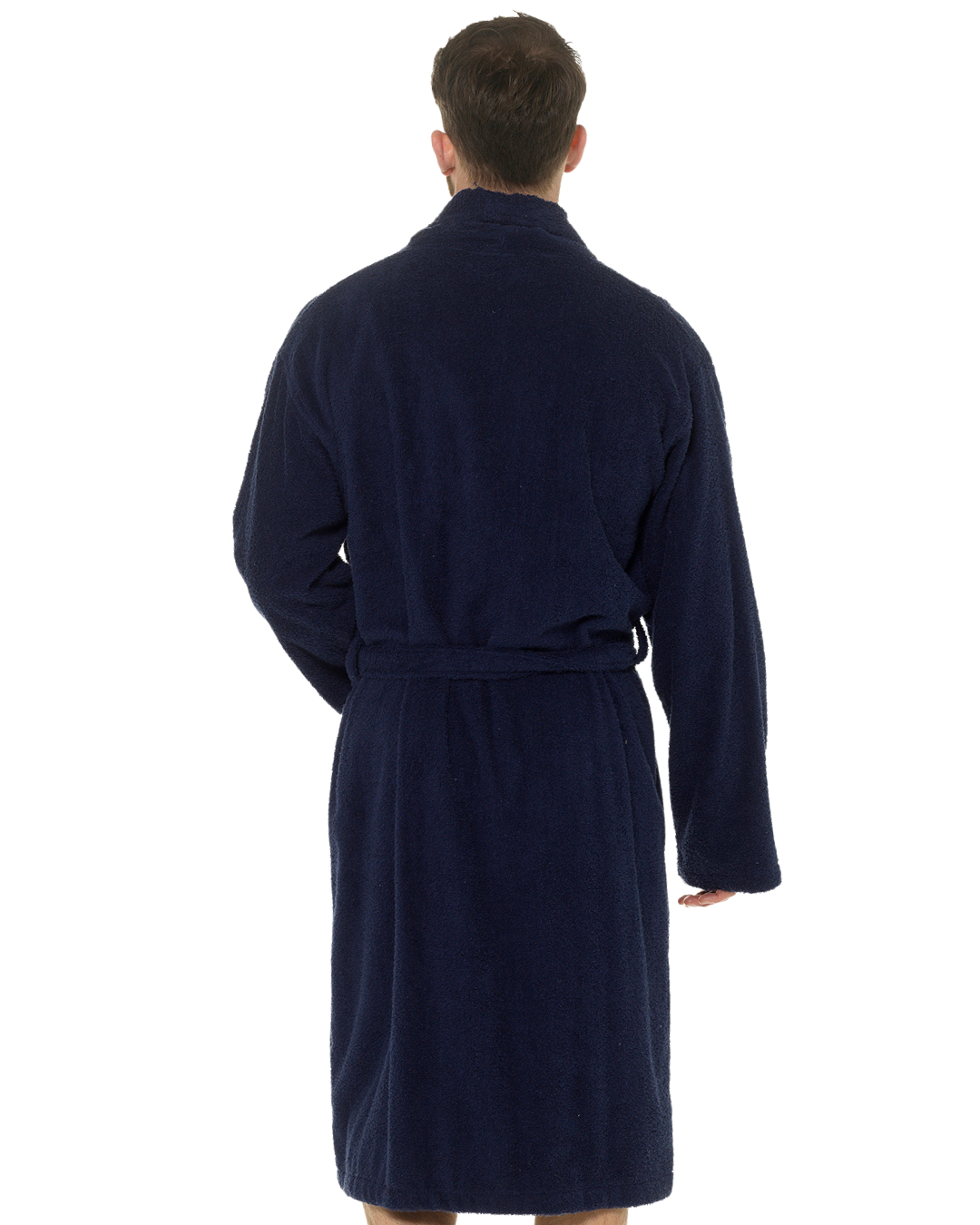 Mens 100% Cotton Towelling Dressing Gown