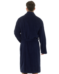 Mens 100% Cotton Towelling Dressing Gown