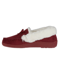 Hearthside Faux Fur Moccasin Slippers