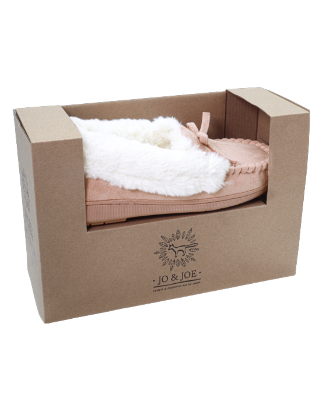 Hearthside Faux Fur Moccasin Slippers