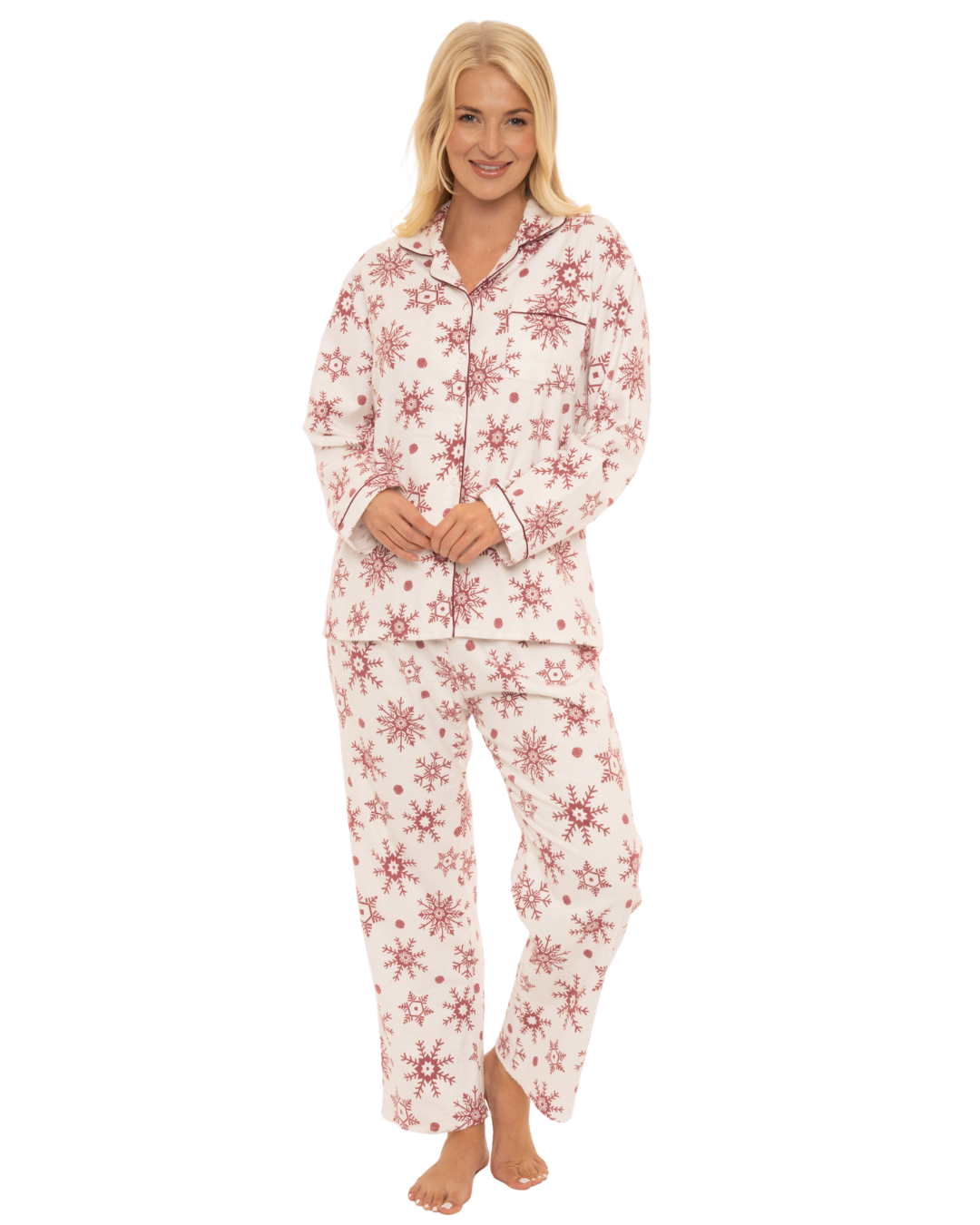 Winter Snowflake 100% Cotton Wincy Pyjama