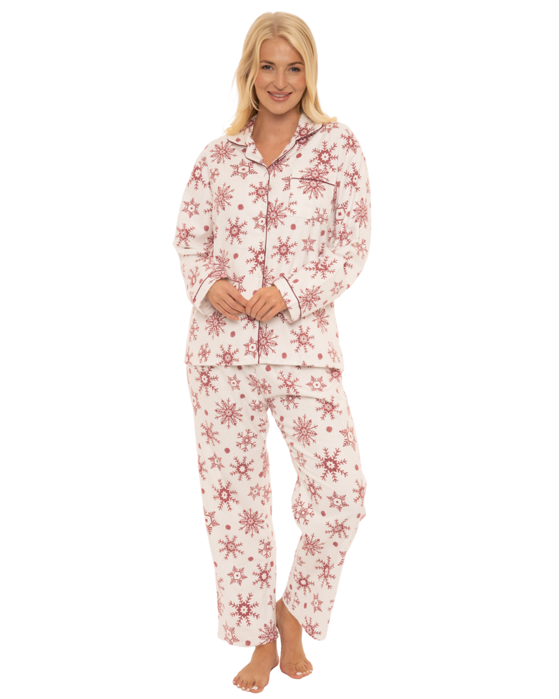 Winter Snowflake 100% Cotton Wincy Pyjama