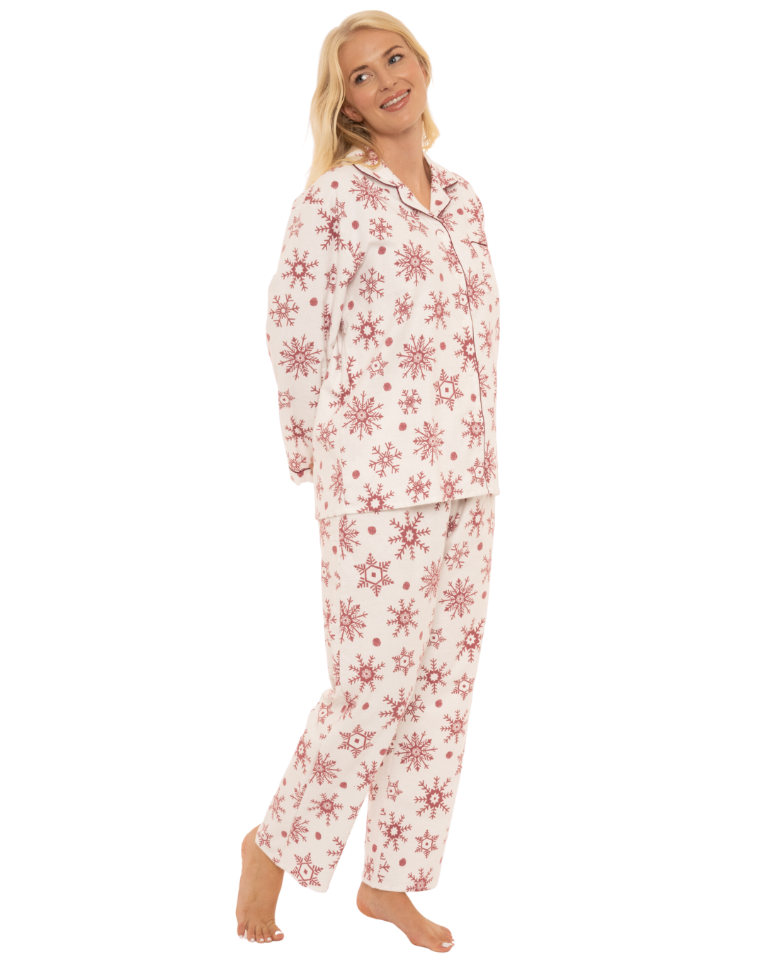 Winter Snowflake 100% Cotton Wincy Pyjama