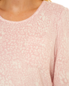 Women's Animal Print Long Sleeved Polished Fleece Nightshirts