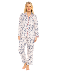 Festive Sausage Dog 100% Cotton Wincy Pyjama