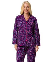 Navy Animal Print 100% Cotton Wincy Pyjama