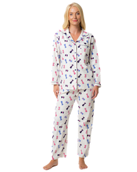 Cute Puppy Print 100% Cotton Wincy Pyjama