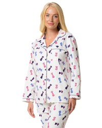 Cute Puppy Print 100% Cotton Wincy Pyjama