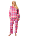 Pink Tartan Print 100% Cotton Wincy Pyjama