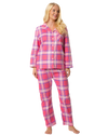 Pink Tartan Print 100% Cotton Wincy Pyjama