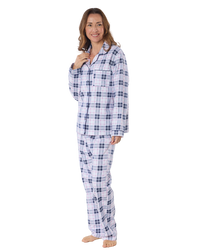 Tartan Check Print 100% Brushed Cotton Wincy Pyjama