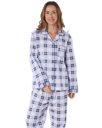 Tartan Check Print 100% Brushed Cotton Wincy Pyjama