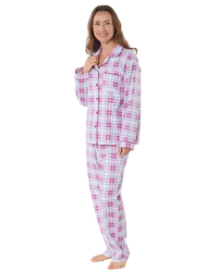 Tartan Check Print 100% Brushed Cotton Wincy Pyjama
