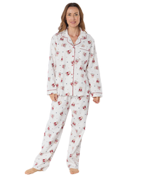 Teddy Bear Print 100% Brushed Cotton Wincy Pyjama