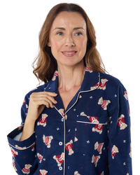 Teddy Bear Print 100% Brushed Cotton Wincy Pyjama