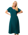 Luxury Soft Touch Longer Length Jersey Spot Nightdress up to Larger Sizes