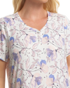 Floral Long Plus Size Luxury Soft Touch Jersey Nightshirt