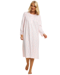 Ladies Cuddleknit Long Sleeve Nightdress