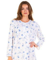 Ladies Cuddleknit Long Sleeve Nightdress