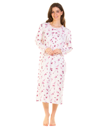 Ladies Cuddleknit Long Sleeve Nightdress