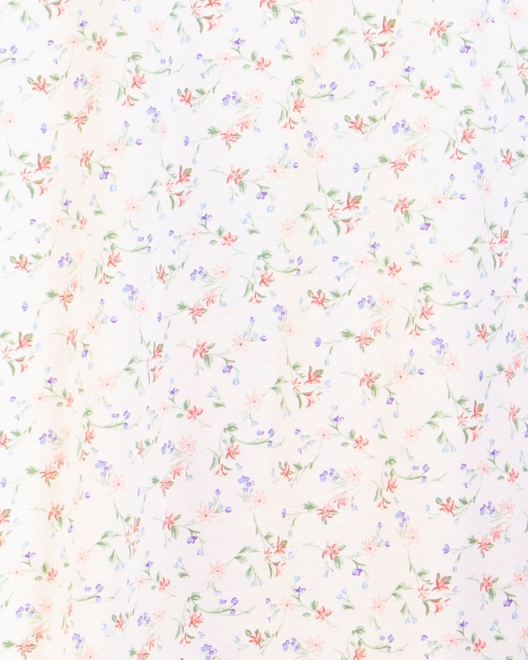 Floral Print Cotton Jersey Button Through Nightdress