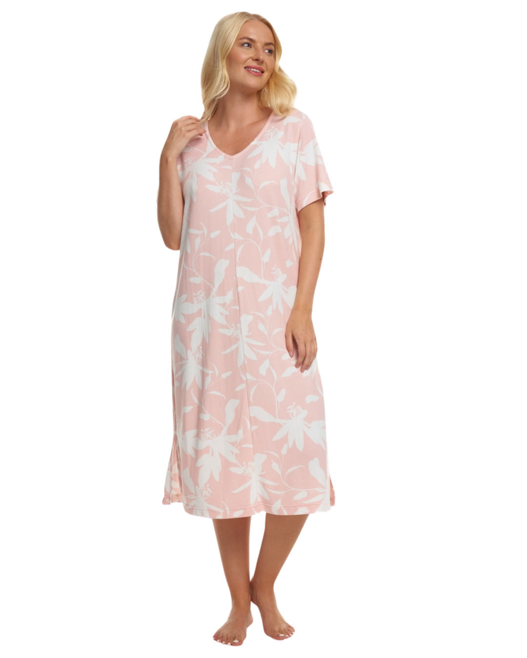 Luxury Knit Short Sleeve Nightdress