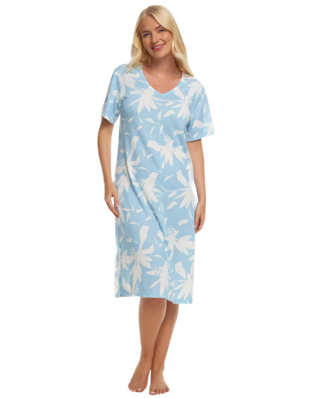 Luxury Knit Short Sleeve Nightdress