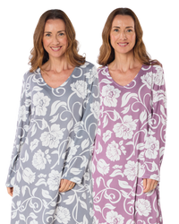 Luxury Knit Long Sleeve Elegance Nightdress