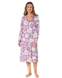 Luxury Knit Long Sleeve Elegance Nightdress