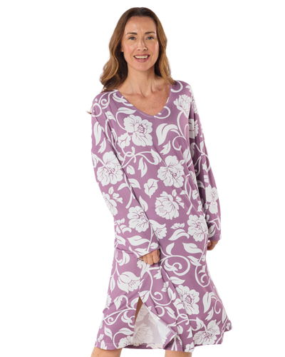Luxury Knit Long Sleeve Elegance Nightdress