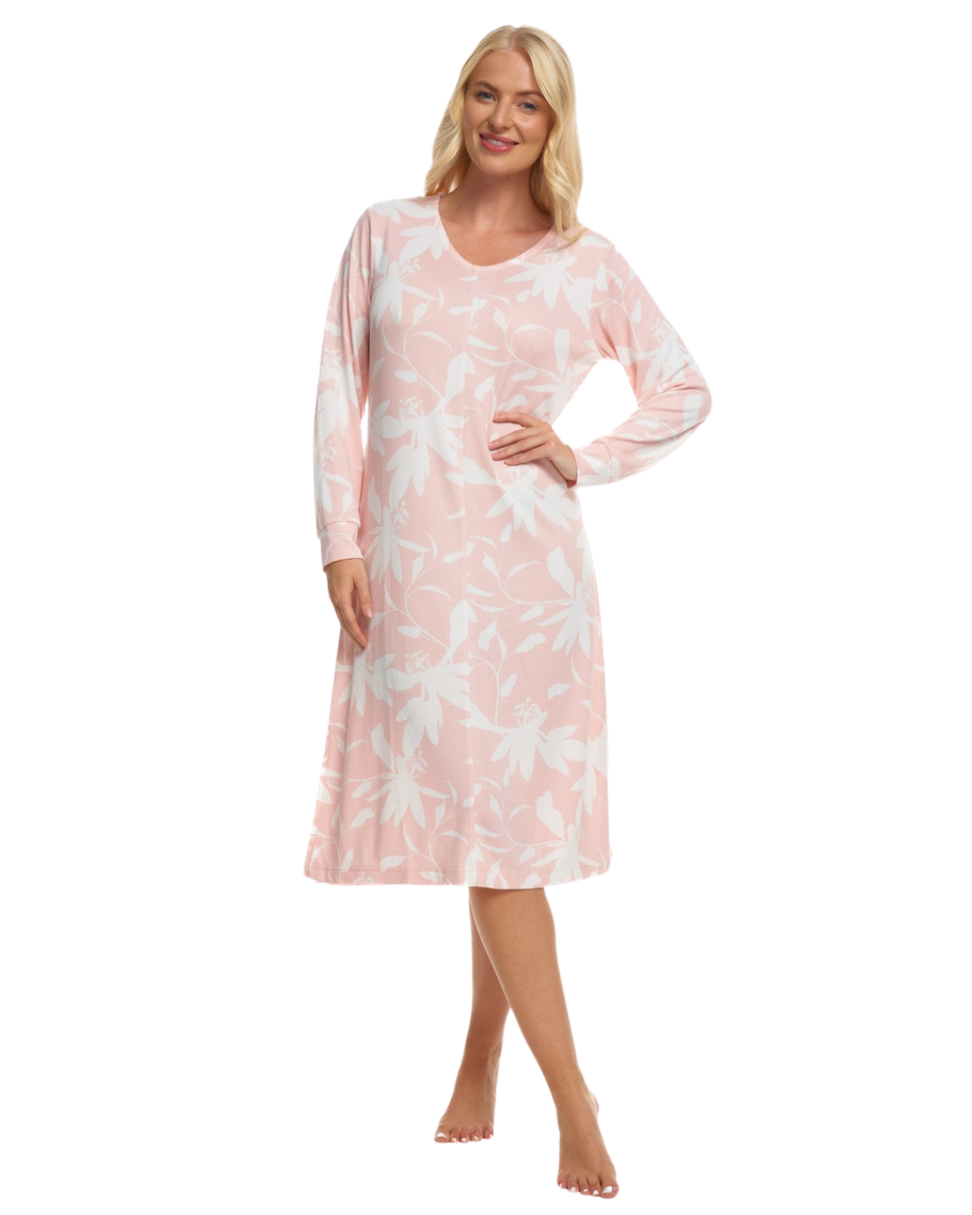 Luxury Knit Long Sleeve Nightdress