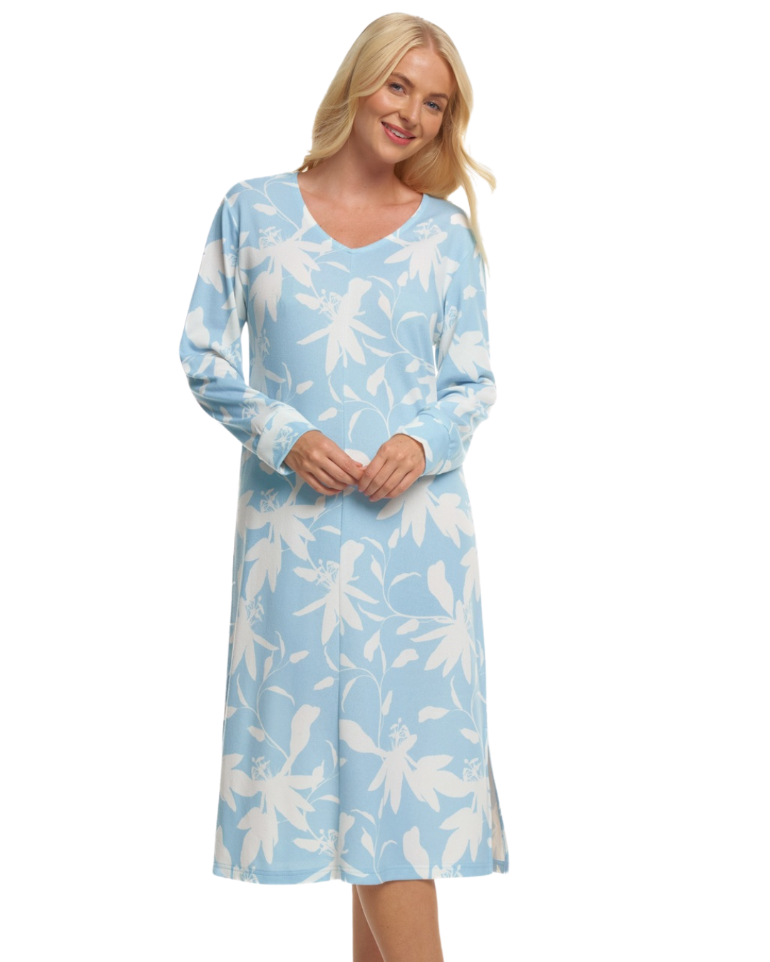 Luxury Knit Long Sleeve Nightdress