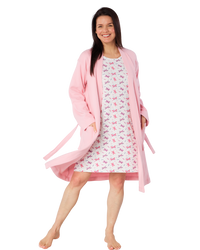 100% Cotton Waffle Wrap Robe