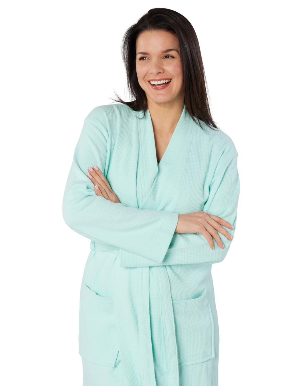 100% Cotton Waffle Wrap Robe
