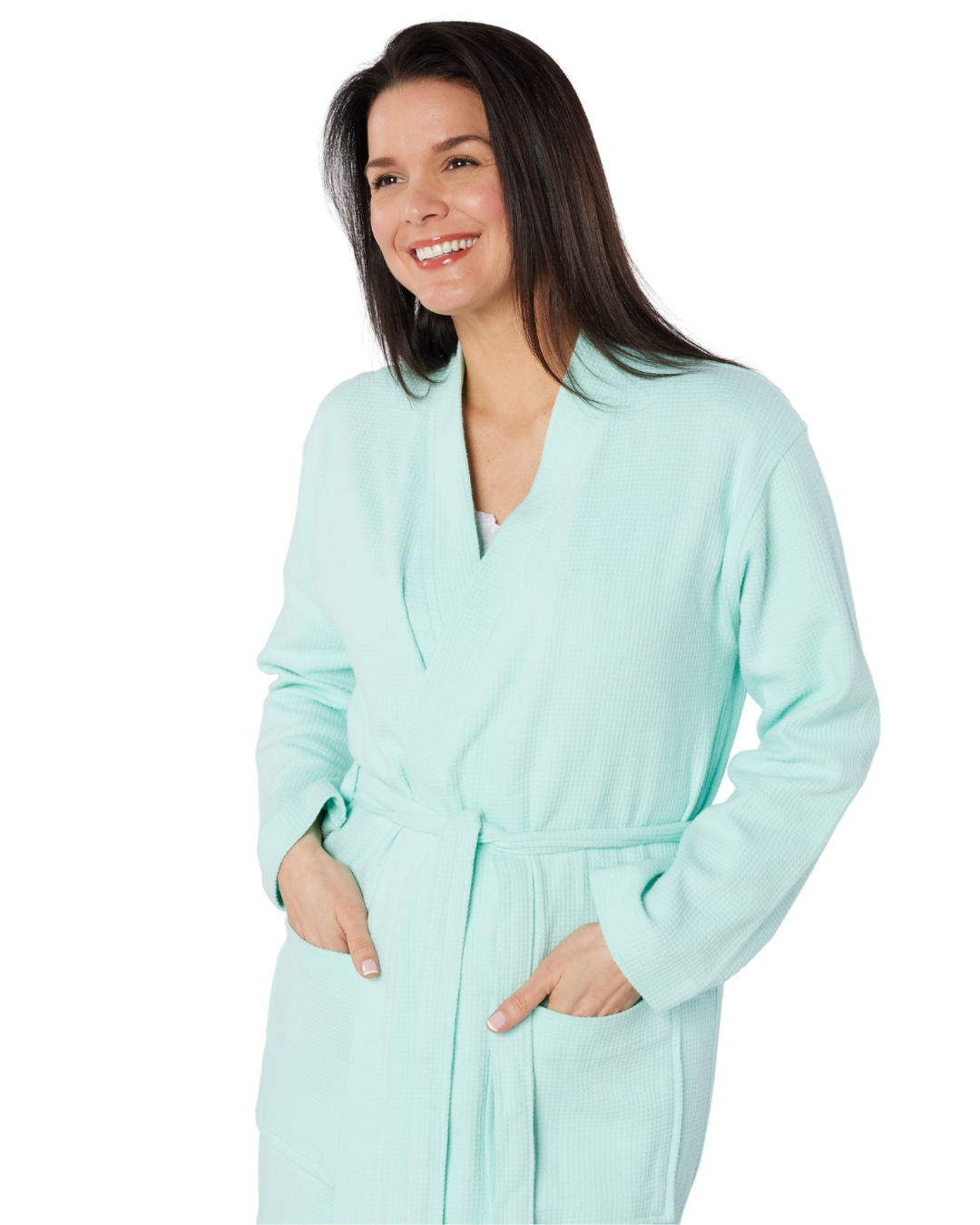 100% Cotton Waffle Wrap Robe
