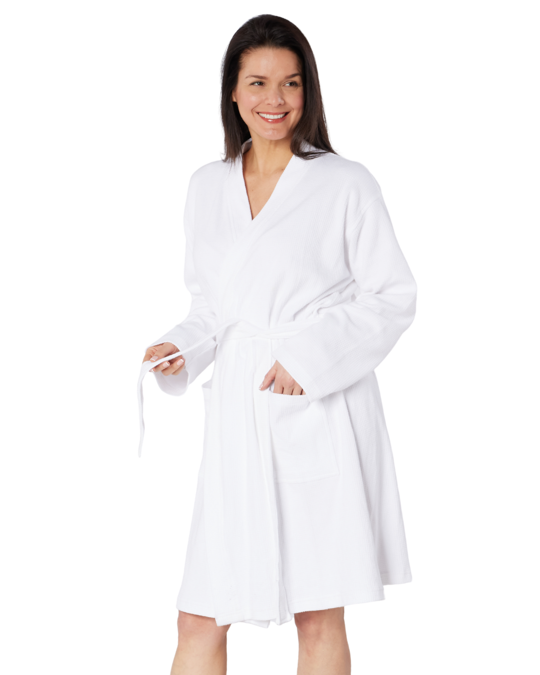 100% Cotton Waffle Wrap Robe