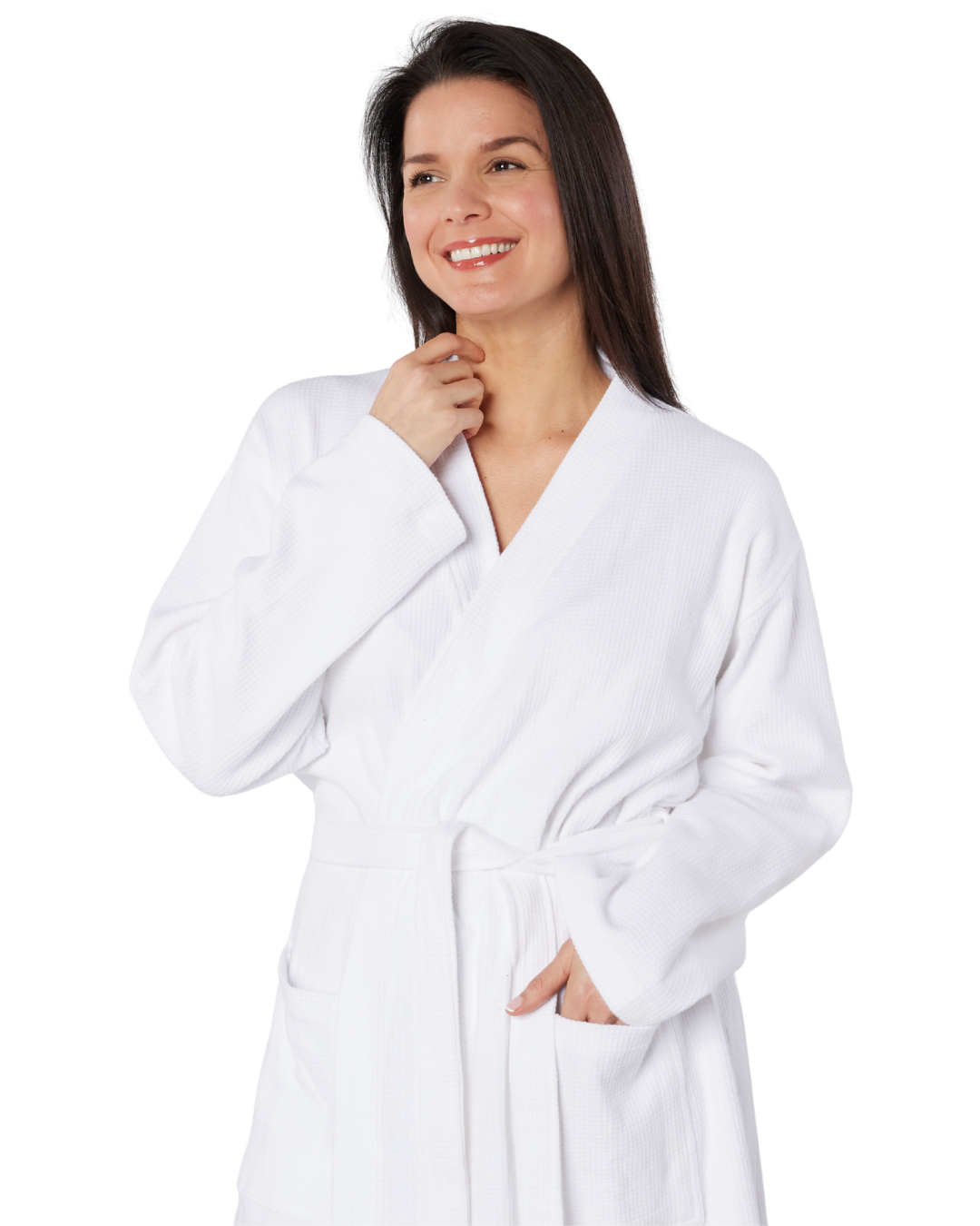 100% Cotton Waffle Wrap Robe