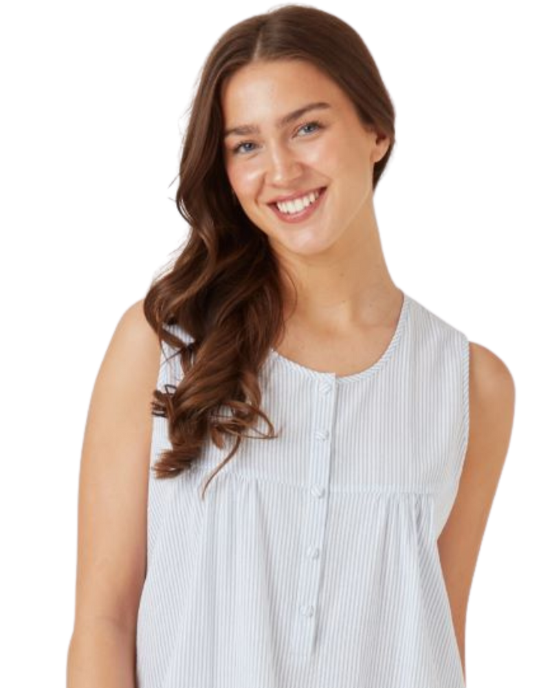 Suzy & Me Seersucker Sleeveless Nightdress