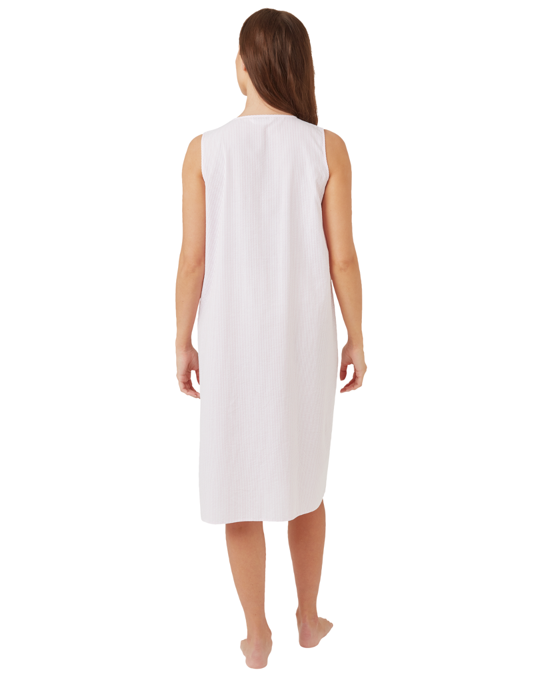 Suzy & Me Seersucker Sleeveless Nightdress