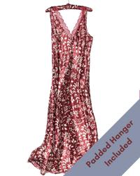 Satin & Lace Autumn Bouquet Print Chemise Nightgown