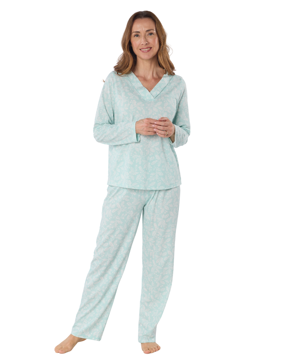 Oak Glade Cotton Rich Jersey Pyjama