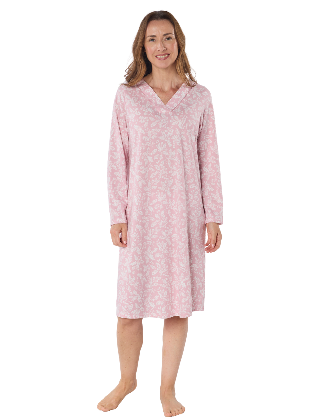 Oak Glade Cotton Rich Jersey Nightdress