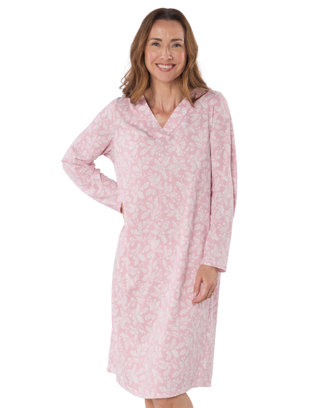 Oak Glade Cotton Rich Jersey Nightdress