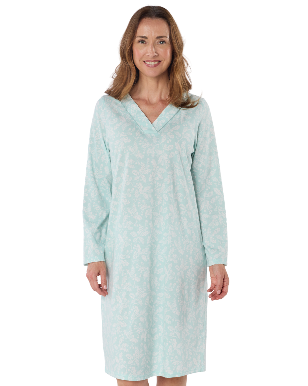 Oak Glade Cotton Rich Jersey Nightdress